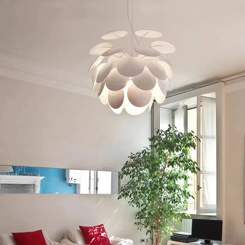 Modern glass pine cone chandelier for interior decoration - vue 4 sur 9