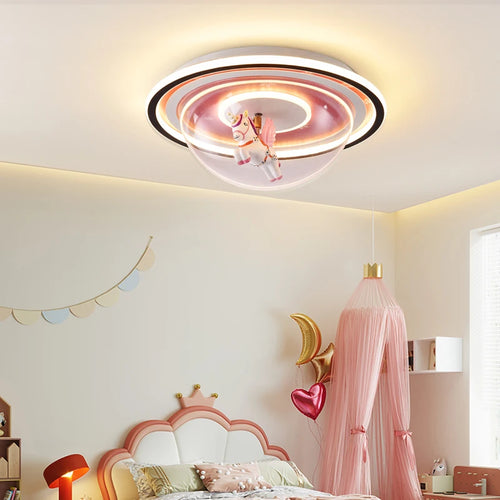 Modern decorative cartoon-shaped ceiling light for interiors - vue 3 sur 10
