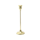 Brass gold candlestick set for festive decorations