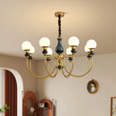 Nordic glass chandelier for a romantic and cosy interior