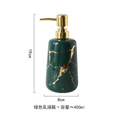 decorative ceramic bathroom set with accessories - vue 21 sur 24