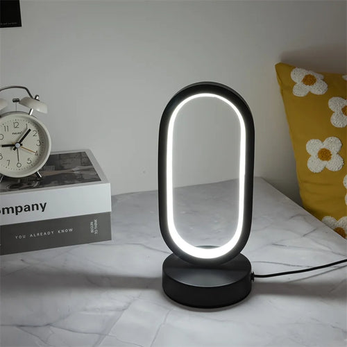 U-shaped LED table lamp for decorative lighting - vue 3 sur 7