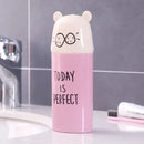 Portable toothbrush holder box for travel and storage