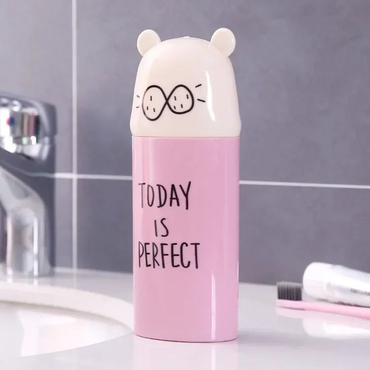 Portable toothbrush holder box for travel and storage - vue 10 sur 17
