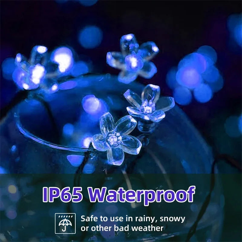 Solar garden fairy string lights for outdoor decoration - vue 5 sur 11