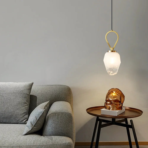 Adjustable brass chandelier for kitchen and restaurant pendant lighting - vue 2 sur 10