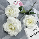 Silk floral decoration with roses and branches for parties