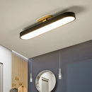 Modern minimalist recessed rectangular LED ceiling light