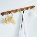 creative walnut wood hook for wall organization