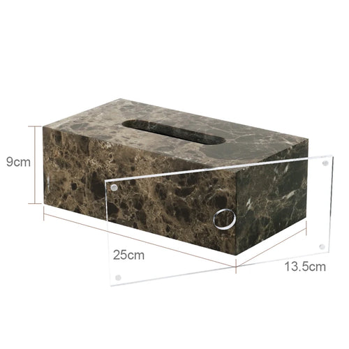 natural marble bathroom accessories luxury set - vue 20 sur 27