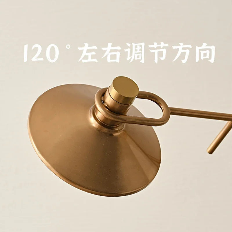 Modern solid wood LED floor lamp with retro design - vue 4 sur 8