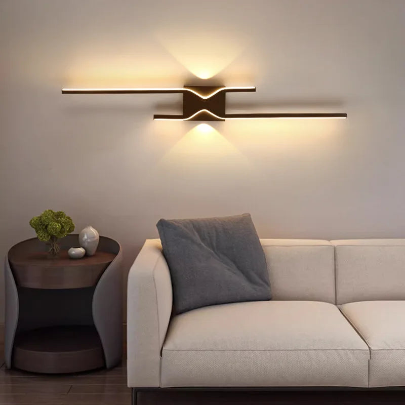 Modern LED wall light for elegant indoor decoration