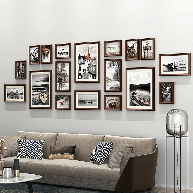 Creative photo frame set for modern decor