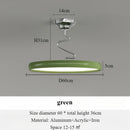 Modern minimalist Nordic aluminium chandelier with LED lights