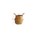 wicker basket for storage and garden decoration