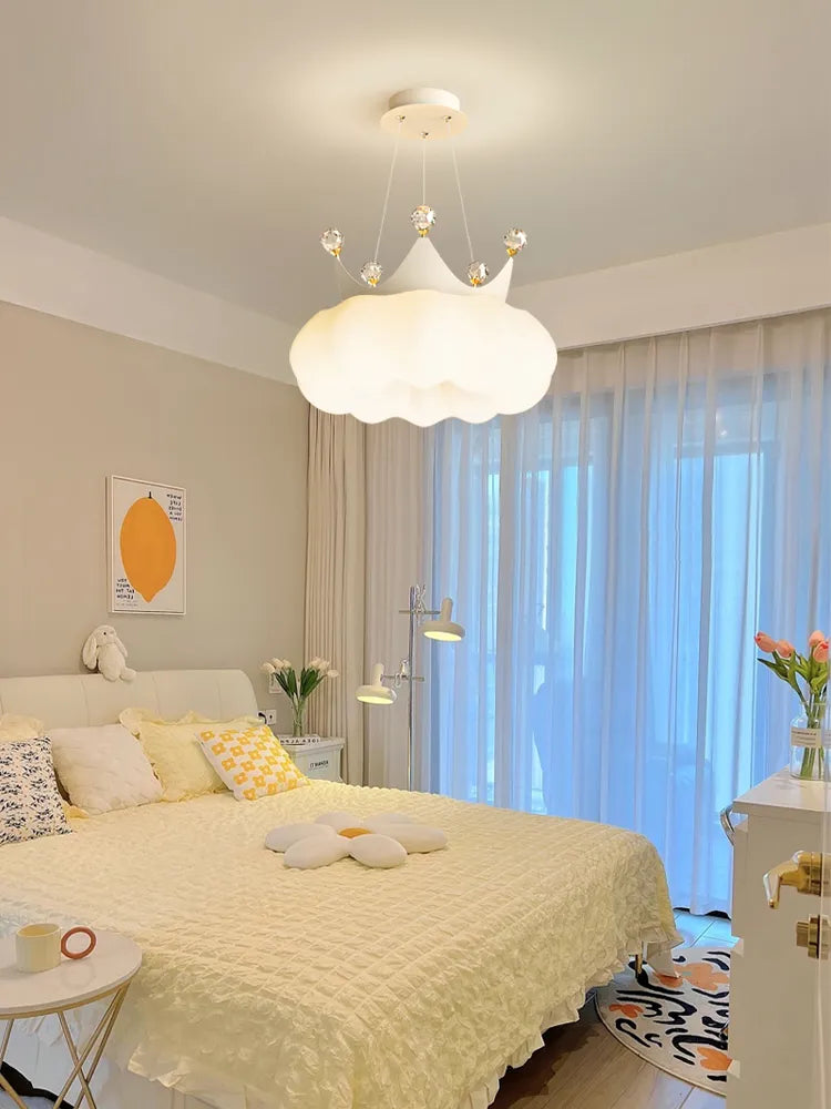 Modern minimalist and simple cream wind chandelier