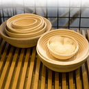 Handmade natural rattan bread proofing basket for sourdough fermentation