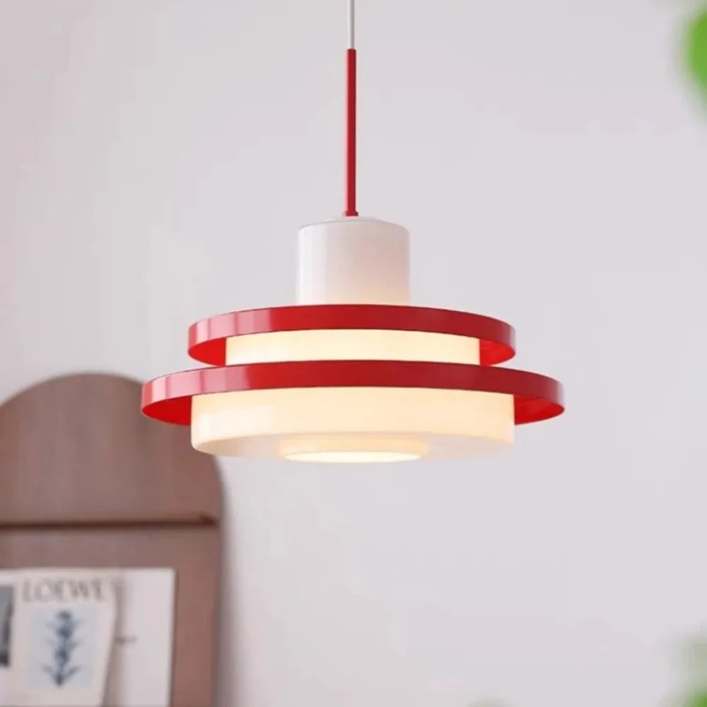 Retro vintage minimalist LED chandelier for modern interior decor