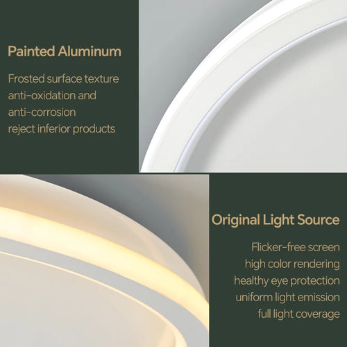 Modern nordic led ceiling light for home interior decoration - vue 6 sur 12