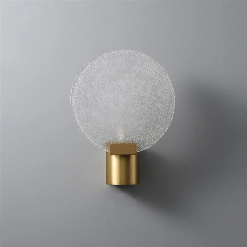 Decorative glass wall light for restaurants and cafés