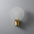 Decorative glass wall light for commercial spaces and restaurants