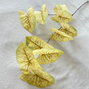 Artificial taro foliage plant natural decoration for indoor and outdoor spaces