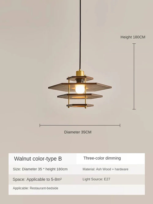 Solid wood medieval style chandelier for restaurant and bar - vue 10 sur 10
