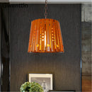 Bamboo pendant light for Asian-inspired home decor