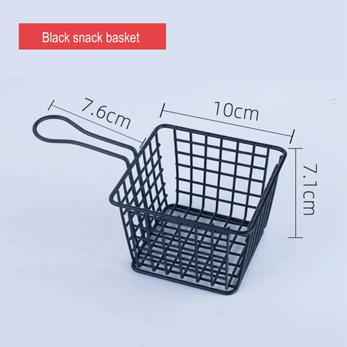 Stainless steel chips basket for fried foods - vue 8 sur 14
