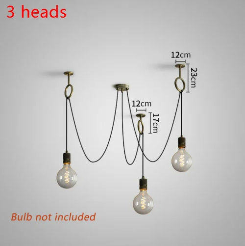 Retro wall light american country style creative industrial design - vue 10 sur 11