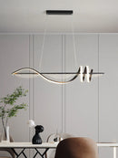 Modern LED chandelier minimalist design for interiors