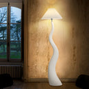 Nordic style curved mushroom floor lamp high-end decoration