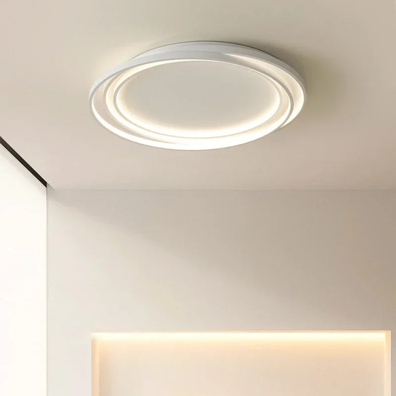Ultra slim modern LED chandelier for indoor decoration - vue 5 sur 22