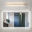 Adjustable nordic wall light in wood and metal