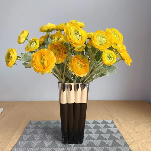 Artificial silk flower bouquet for decoration and photo props - vue 5 sur 12