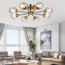 Modern glass ball chandelier for elegant lighting