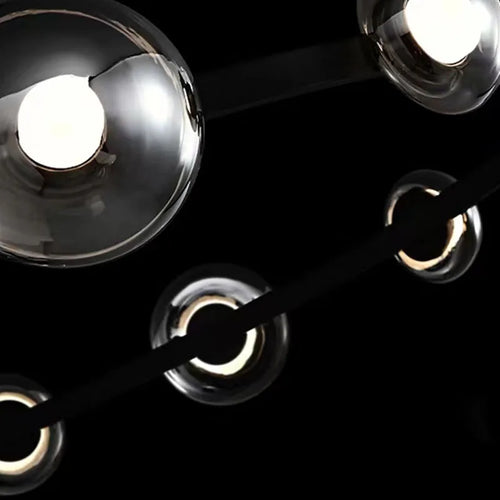 Glass pendant light for modern and elegant lighting - vue 5 sur 13