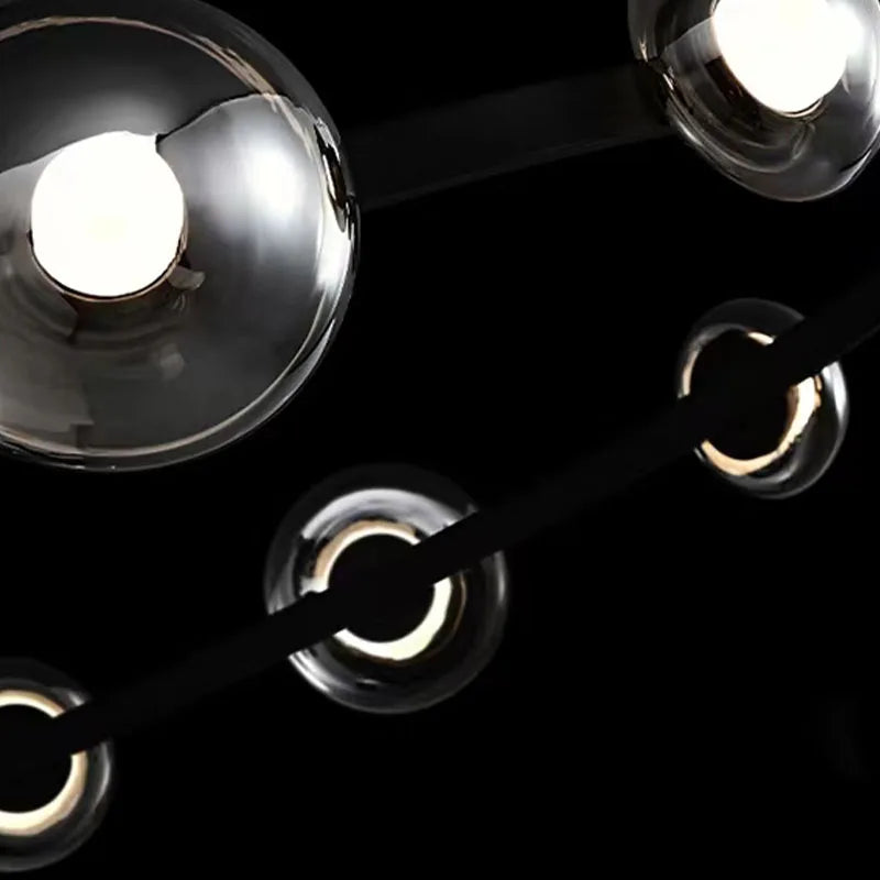 Glass pendant light for modern and elegant lighting - vue 5 sur 13