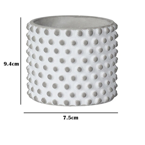 Nordic style retro cement flower pot for home decoration - vue 32 sur 33