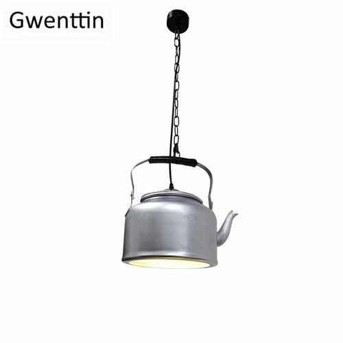 Modern iron pendant light for industrial decor - vue 13 sur 12