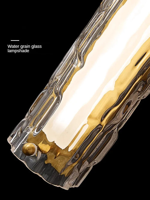 Modern glass LED wall light for interiors - vue 6 sur 8