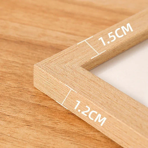 Free customized photo printing and frame, high-end solid wood frame production, customized gift for friends, family photo group - vue 7 sur 12