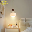 Modern designer pendant light in resin and glass for children's interiors