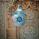 Bohemian art vase chandelier for handmade home decor