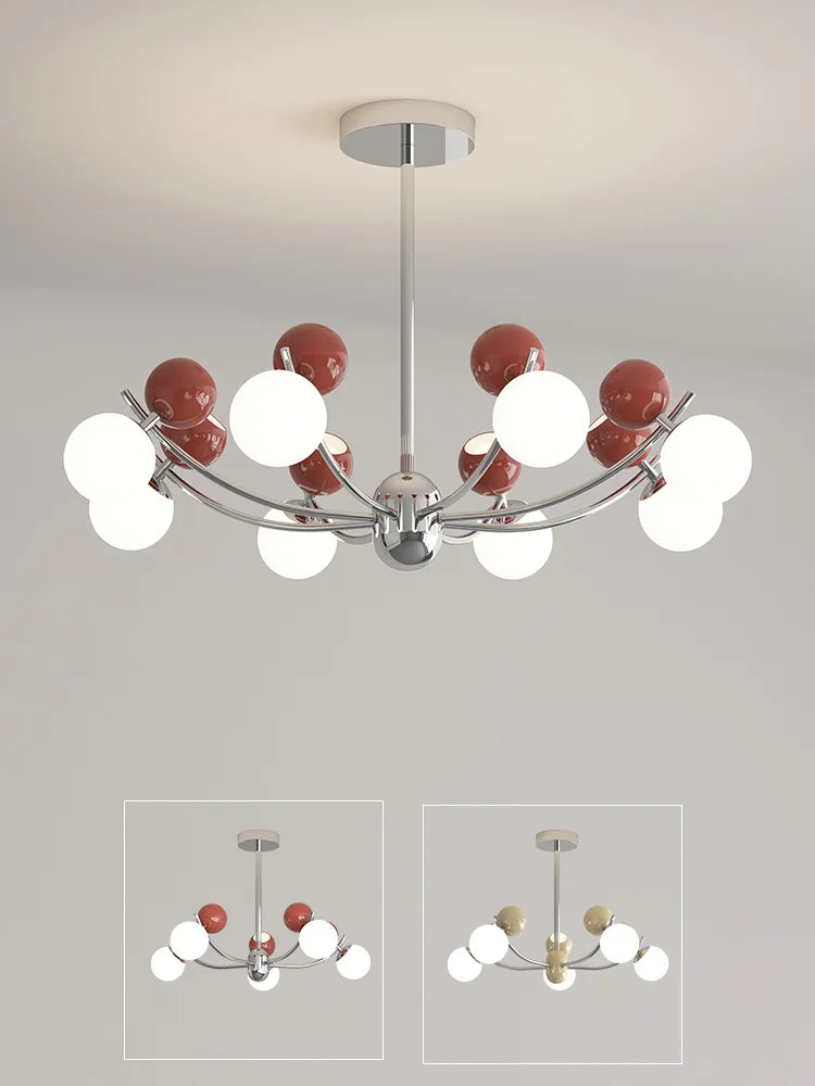 Creative LED chandelier for modern children's room decor