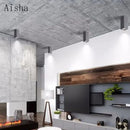 Square LED ceiling light for modern interior decor