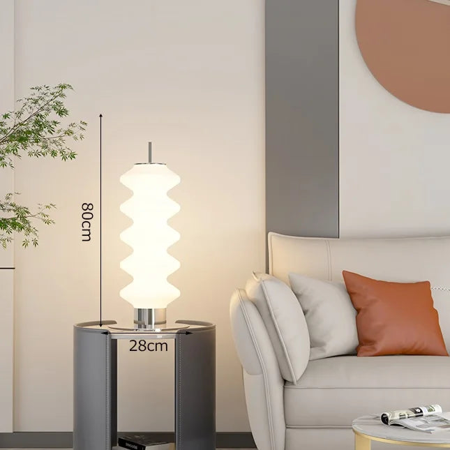 Lightweight designer floor lamp for modern indoor lighting
