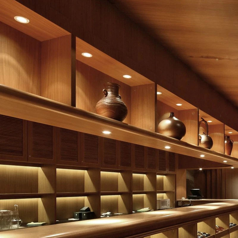 Mini recessed LED spotlight for indoor use with driver set