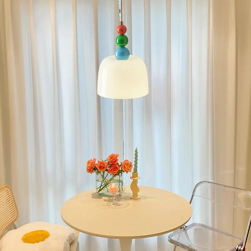 Creative glass chandelier for stylish Nordic decor - vue 4 sur 8