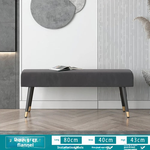 soft shoe bench for entrance hall and living room - vue 16 sur 18